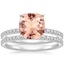 18KW Morganite Luxe Ballad Bridal Set (1/2 ct. tw.), smalltop view