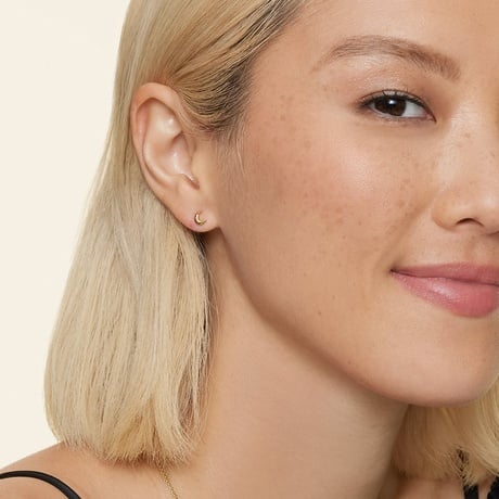 Moon Stud Earrings