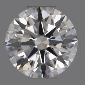 Round diamond — real photo