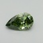 1.17 Ct. Fancy Vivid Green Pear Lab Grown Diamond