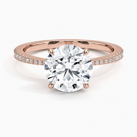14K Rose Gold Elena Diamond Ring