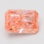 7.08 Ct. Fancy Vivid Pink Radiant Lab Grown Diamond