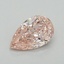 1.00 Ct. Fancy Intense Pink Pear Lab Grown Diamond