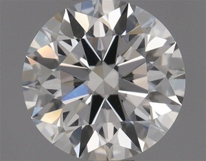 Round diamond — real photo