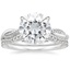 PT Moissanite Petite Twisted Vine Contoured Diamond Bridal Set (1/3 ct. tw.), smalltop view