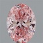 2.13 Ct. Fancy Vivid Pink Oval Lab Grown Diamond