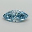 5.05 Ct. Fancy Vivid Blue Marquise Lab Grown Diamond
