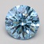 2.06 Ct. Fancy Blue Round Lab Grown Diamond