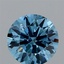 2.09 Ct. Fancy Vivid Blue Round Lab Grown Diamond