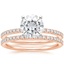 14K Rose Gold Ballad Diamond Bridal Set (1/3 ct. tw.)