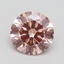 1.61 Ct. Fancy Intense Pink Round Lab Grown Diamond