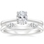 18K White Gold Elle Ring with Nora Diamond Ring