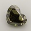 3.15 Ct. Fancy Deep Yellowish Green Heart Lab Grown Diamond