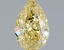 1.56 Ct. Fancy Intense Yellow Pear Lab Grown Diamond