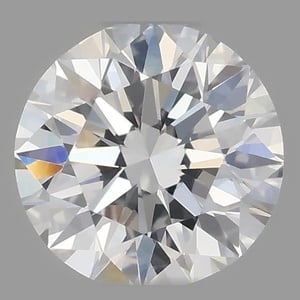 Round diamond — real photo