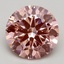 3.01 Ct. Fancy Intense Pink Round Lab Grown Diamond