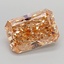 3.08 Ct. Fancy Vivid  Orange Radiant Lab Grown Diamond