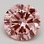 3.00 Ct. Fancy Intense Pink Round Lab Grown Diamond