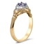 The Eliana Ring, smalltop view on a hand