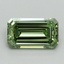 1.00 Ct. Fancy Vivid Green Emerald Lab Grown Diamond