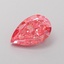 1.89 Ct. Fancy Vivid Pink Pear Lab Grown Diamond