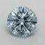 1.21 Ct. Fancy Intense Blue Round Lab Grown Diamond