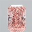 5.26 Ct. Fancy Vivid Pink Radiant Lab Grown Diamond