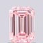 1.01 Ct. Fancy Vivid Pink Emerald Lab Grown Diamond
