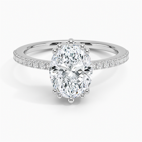 Luxe Kalina Hidden Halo Diamond Ring