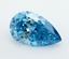 2.10 Ct. Fancy Vivid  Blue Pear Lab Grown Diamond