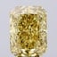 10.01 Ct. Fancy Vivid  Yellow Radiant Lab Grown Diamond