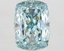 2.95 Ct. Fancy Intense Green Cushion Lab Grown Diamond