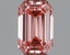 1.01 Ct. Fancy Vivid Pink Emerald Lab Grown Diamond