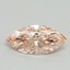0.52 Ct. Fancy Vivid Pink Marquise Lab Grown Diamond