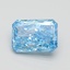 4.29 Ct. Fancy Vivid Blue Radiant Lab Grown Diamond