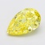 5.07 Ct. Fancy Yellow Pear Lab Grown Diamond