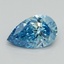 1.15 Ct. Fancy Vivid Blue Pear Lab Grown Diamond