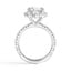 Oval-Shaped Halo Diamond Ring, smallview