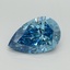 3.02 Ct. Fancy Vivid Blue Pear Lab Grown Diamond