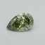 1.15 Ct. Fancy Vivid Green Pear Lab Grown Diamond
