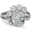 Retro Diamond Cocktail Ring
