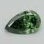 1.0 Ct. Fancy Vivid Pacific Green Pear Lab Grown Diamond
