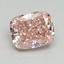 1.01 Ct. Fancy Intense Pink Cushion Lab Grown Diamond