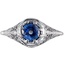 Art Deco Sapphire Vintage Ring