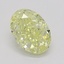 0.80 Ct. Fancy Yellow Oval Diamond