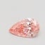 0.50 Ct. Fancy Intense Pink Pear Lab Grown Diamond