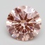 2.55 Ct. Fancy Intense Pink Round Lab Grown Diamond