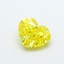 1.37 Ct. Fancy Vivid  Yellow Heart Lab Grown Diamond