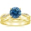 14K Yellow Gold Petite Twisted Vine Diamond Ring (1/8 ct. tw.) with Twisted Vine Ring