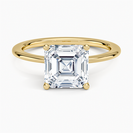 Thin Band Engagement Ring - Aimee